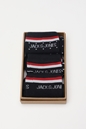 JACK & JONES-Ανδρικές κάλτσες σετ των 3 JACK & JONES 12198331 JACARBO ORGANIC GIFTBOX 